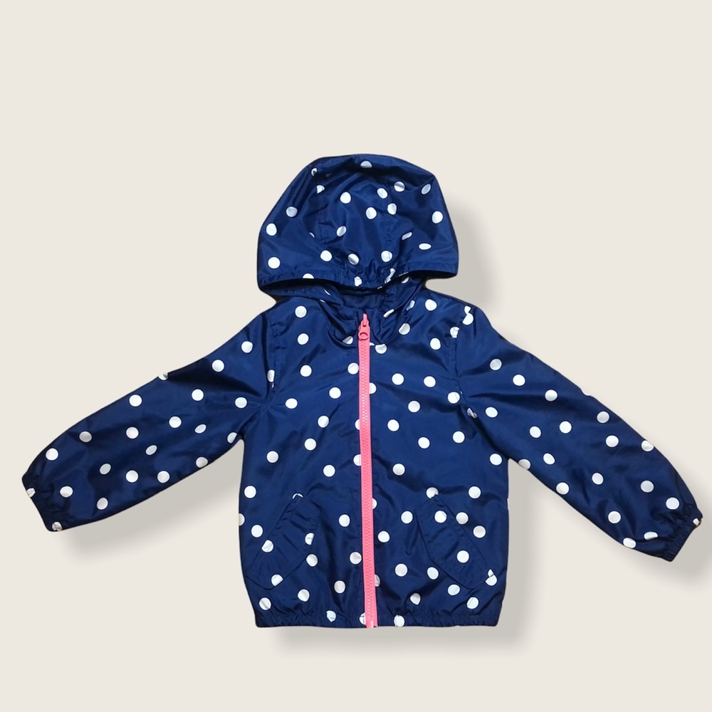 Carter’s Polka Dot Hooded Rain Jacket 2T